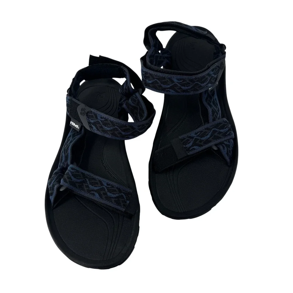 Teva Terra Fi 5 Sport Sandals Mens 7 Wavy Trail Navy Blue Hiking 4156. NWOT